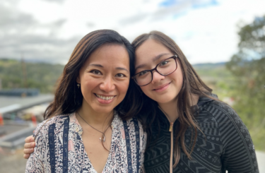 Esther Choy and her daughter, Alina