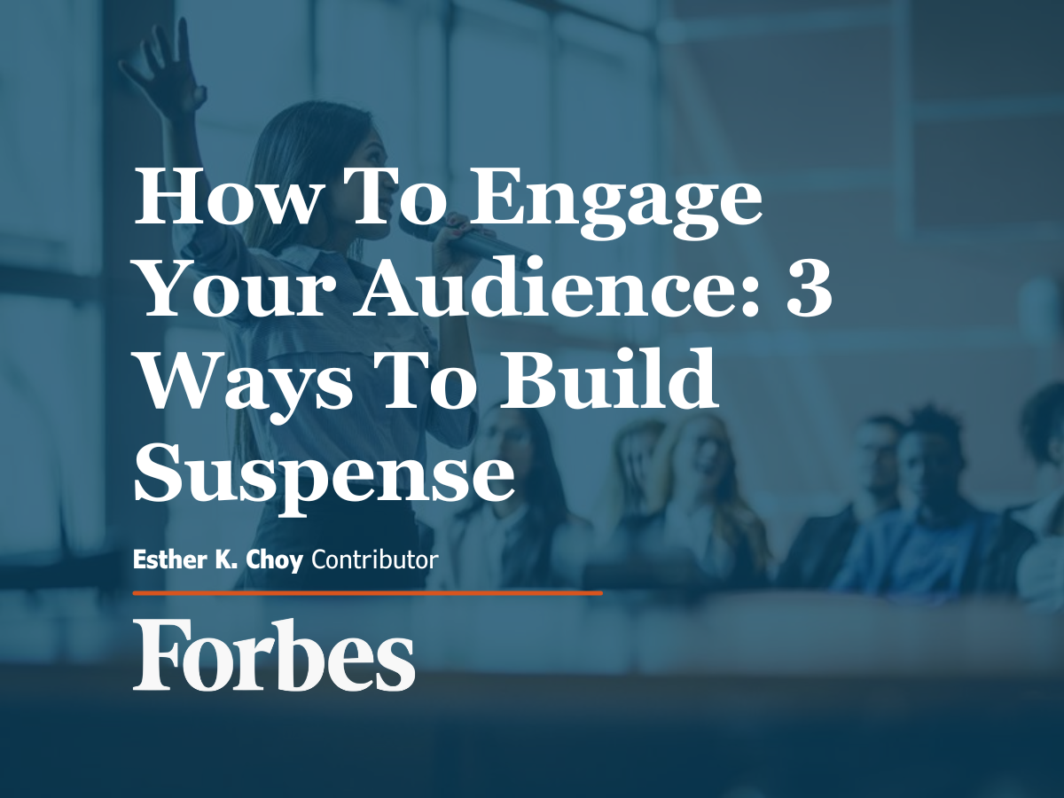 How To ENgage Your Audience 3 Ways To Build Suspense